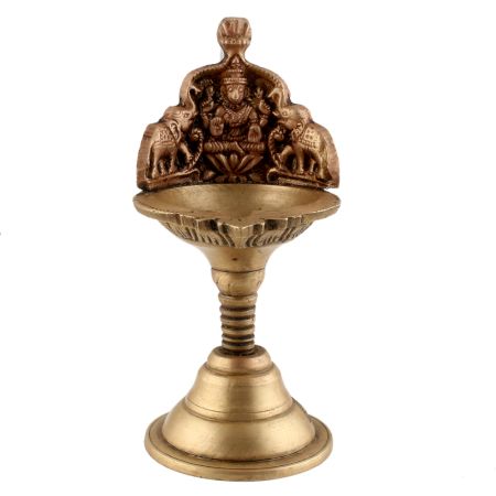 Brass Oil lamp Lakshmi Vilakku Traditional Kerala Lamp